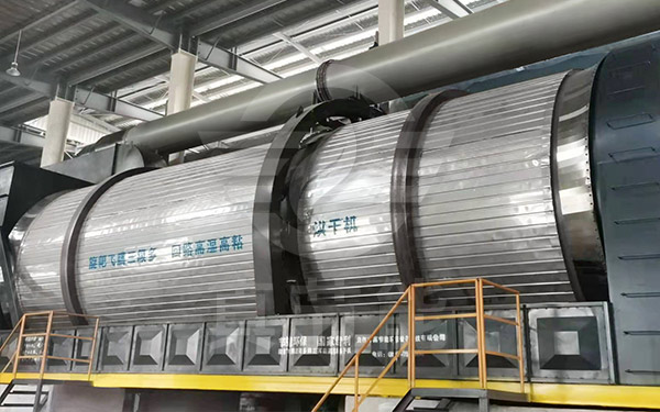 褐煤滾筒烘干設備運行現場 褐煤滾筒烘干設備運行現場