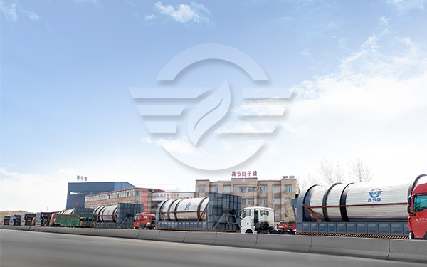 市政污泥干燥機運輸發(fā)貨現場